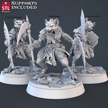Load image into Gallery viewer, Gnoll Miniature Set | Jackal Set | Gnolls | Hyena Men | Flind | Monster | 5th Edition/Tabletop Terrain/DnD/Miniatures /DnD/Pathfinder