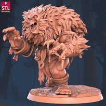 Load image into Gallery viewer, Zombie Troll Miniature Set: 32mm Scale, D&D RPG Figure