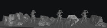 Load image into Gallery viewer, Ocean Boulder Terrain Set: 32mm RPG Rocks, Dungeons and Dragons