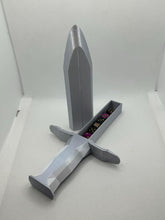 Load image into Gallery viewer, Dagger of Holding - Magnetized - Rogue Dagger Dice Holder - Dice Container - Dice Storage - Dungeons and Dragons - DnD Rogue