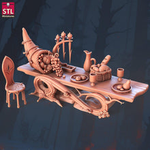 Load image into Gallery viewer, Elf War Camp Set: ABS-Like Resin Miniatures for D&D, 32mm, Pathfinder