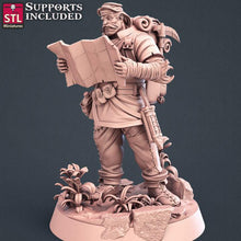 Load image into Gallery viewer, Ranger Miniature Set | Explorer | Adventurer | Lore Bard | Archaeologist | Bedroll | Tent | Tabletop Terrain/DnD/Miniatures /DnD/Pathfinder