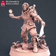 Load image into Gallery viewer, Ranger Miniature Set | Explorer | Adventurer | Lore Bard | Archaeologist | Bedroll | Tent | Tabletop Terrain/DnD/Miniatures /DnD/Pathfinder
