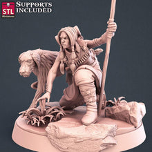 Load image into Gallery viewer, Ranger Miniature Set | Explorer | Adventurer | Lore Bard | Archaeologist | Bedroll | Tent | Tabletop Terrain/DnD/Miniatures /DnD/Pathfinder