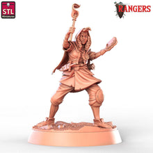 Load image into Gallery viewer, Rangers of Shadow Deep Companion Miniatures, 32mm Resin, DnD Mini, Archer, Barbarian, Guardsman, Tracker, Savage, Recruit