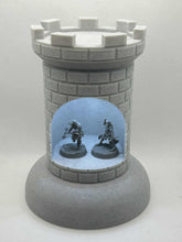 Load image into Gallery viewer, Modular Light-Up Tower Display - Convention or Tabletop Dice or Miniature Display - Dice Storage