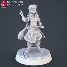 Load image into Gallery viewer, Royal Court Miniature Set | Throne Room | Royalty | Nobleman/Noblewoman Set | Guard | Knight | 5e Tabletop Terrain/DnD/Miniatures/Pathfinder