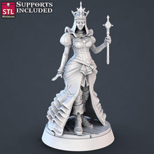 Load image into Gallery viewer, Royal Court Miniature Set | Throne Room | Royalty | Nobleman/Noblewoman Set | Guard | Knight | 5e Tabletop Terrain/DnD/Miniatures/Pathfinder