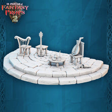 Load image into Gallery viewer, Tavern Miniature Set 2: 32mm Resin Inn - DnD Tabletop Terrain, D&D, Pathfinder