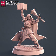 Load image into Gallery viewer, Cleric Set - Holy Warrior Set - Paladin Set | Tabletop Terrain/Scatter Terrain/Miniatures Terrain/Dungeons and Dragons/Pathfinder/5E