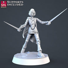 Load image into Gallery viewer, Warforged Miniature Set | Construct Set | Robot Miniatures | Metal Golem | Eberron | 32mm | RPG | 5e DnD |Pathfinder