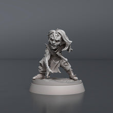 Load image into Gallery viewer, Zombie Miniature Set 2 | Zombie Wizard | Zombie Elf | Zombie Gnome/Halfling | Fat Undead | Curse of Strahd | 32mm | RPG | 5e DnD |Pathfinder