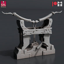 Load image into Gallery viewer, Bow and Arrow Maker Miniature Set | Archery Shop | Weapons Maker | Fletcher | Bow Target | Arrow Maker | Terrain | Dungeons and Dragons |RPG