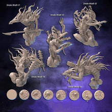 Load image into Gallery viewer, Smoke Wraith Miniature | Shade | Shadow Monster | Smoke Monster | Smoke Demon | Darkness | Dungeons and Dragons | 5E | Pathfinder | 32mm
