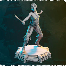 Load image into Gallery viewer, Pirate Miniatures Set 1 - Ladies of the Sea - Topless NSFW Female Pirates - RPG | Dungeons and Dragons | 5e