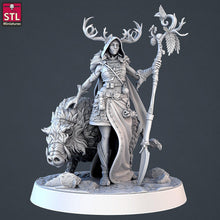 Load image into Gallery viewer, Druid Miniatures Set 1/Ranger Set/Forest Protector Set - Tabletop Terrain/Scatter Terrain/Miniatures Terrain/Dungeons and Dragons/Pathfinder