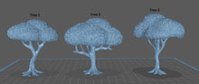 Load image into Gallery viewer, Forest Trees Terrain Set | Trees | Forest Scatter Terrain | Dead Trees | Dungeons and Dragons | 32mm | 5e | DnD | 5th Edition | Enchanted