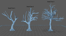 Load image into Gallery viewer, Forest Trees Terrain Set | Trees | Forest Scatter Terrain | Dead Trees | Dungeons and Dragons | 32mm | 5e | DnD | 5th Edition | Enchanted