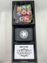 Load image into Gallery viewer, Box Insert for Heroes of Barcadia Kickstarter Edition - Heroes of Barcadia Box Organizer - HoB Board Game Insert - Barcadia Box Insert