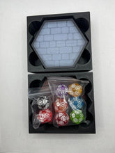 Load image into Gallery viewer, Box Insert for Heroes of Barcadia Kickstarter Edition - Heroes of Barcadia Box Organizer - HoB Board Game Insert - Barcadia Box Insert