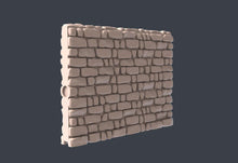 Load image into Gallery viewer, Warzone Terrain Set 2 | Brick Walls w/ holes for Magnets | Brick Wall Scatter Terrain | Battlefield Scatter Terrain | Bolt Action | 32m