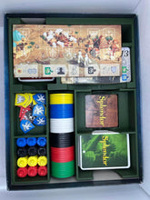 Load image into Gallery viewer, Splendor and Expansion Insert (1st Edition) - Splendor Box Insert - Cities of Splendor Insert - Board Game Organizer -Board Game Insert