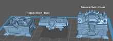 Load image into Gallery viewer, Treasure Markers | Dungeon Treasures | Treasure Chest | Loot Markers| Tabletop Terrain | Scatter Terrain | Dungeons and Dragons | RPG | 32mm