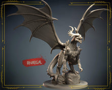 Load image into Gallery viewer, Dragon Miniature Set 2 | Dragon Menagerie | Ancient Dragon | Adult Dragon | Young Dragon | Dungeons and Dragons | Large | Huge | Gargantuan