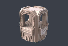 Load image into Gallery viewer, Sci-Fi Factory Terrain Set 3 | Science Fiction Terrain | Cyberpunk Factory Terrain | Futuristic Factory | Machinery Terrain | RPG | 32mm