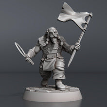 Load image into Gallery viewer, Rioter Miniature Set: Protesters, ABS-Like Resin, Townsfolk, Barricade Terrain, D&D, Pathfinder