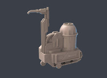 Load image into Gallery viewer, Spaceport Terrain Set 1: Sci-Fi Terrain, 32mm Scale, ABS-Like Resin, Cyberpunk RPG