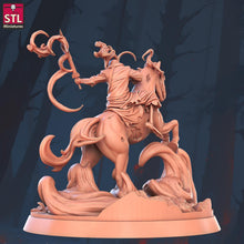 Load image into Gallery viewer, Spectral Horseman | Skeleton Knight | Zombie Knight | Revenant | Undead | Curse of Strahd | 32mm | RPG | Dungeons and Dragons | Pathfinder