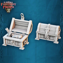 Load image into Gallery viewer, Tavern Miniature Set 3: 32mm Resin Inn Bedroom Terrain for DnD 5E