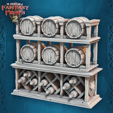 Load image into Gallery viewer, Tavern Miniature Set 2: 32mm Resin Inn - DnD Tabletop Terrain, D&D, Pathfinder