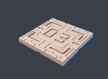 Load image into Gallery viewer, Spaceport Set 3: Sci-Fi Terrain, Modular Spaceport Landing Pad - 32mm RPG, Cyberpunk Barricades