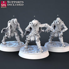Load image into Gallery viewer, Zombie Miniature Set | Revenant | Mounted Zombie Knight | Undead | Curse of Strahd | 32mm | RPG | Dungeons and Dragons | 5e DnD | Pathfinder