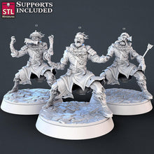 Load image into Gallery viewer, Zombie Miniature Set | Revenant | Mounted Zombie Knight | Undead | Curse of Strahd | 32mm | RPG | Dungeons and Dragons | 5e DnD | Pathfinder