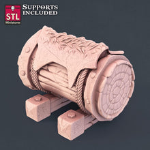Load image into Gallery viewer, Leatherworker Vendor Set/Leather Worker Shop/Leather - Tabletop Terrain | Scatter Terrain | Dungeons and Dragons | Pathfinder | RPG Terrain