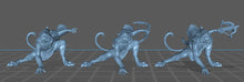 Load image into Gallery viewer, Tabaxi Assassin Set | Cat Folk | Rogue | Fighter | Monk | Dnd Miniatures | DnD 5e | Dungeons and Dragons | RPG