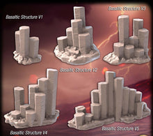 Load image into Gallery viewer, Volcano Terrain Set 1 | Volcanic Terrain | Rock Terrain | Lava/Magma Terrain | Volcanic Rock | Volcano Erruption | 32mm|Dungeons and Dragons