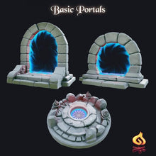 Load image into Gallery viewer, Portal Terrain | Magic Portal | Dimension Door - Tabletop Scatter Terrain | Dungeons and Dragons