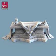 Load image into Gallery viewer, Boss Chamber | Altar | Throne | Pedestal | Spell Book | Scatter Terrain | Miniatures Terrain | Dungeons and Dragons | Pathfinder | 5e