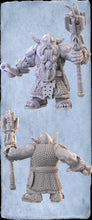 Load image into Gallery viewer, Dwarf Miniature/Mounted Dwarf/Dwarf Fighter/Dwarf Warrior/Dwarf Swordsman - 28mm | Dungeons and Dragons | Gilmore Studio | Fantasy Wars