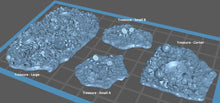 Load image into Gallery viewer, Treasure Markers | Dungeon Treasures | Treasure Chest | Loot Markers| Tabletop Terrain | Scatter Terrain | Dungeons and Dragons | RPG | 32mm