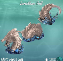 Load image into Gallery viewer, Leviathan | Sea Monster | Sea Serpent | Ocean Miniature | Underwater | Dungeons and Dragons Terrain | 32mm