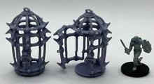Load image into Gallery viewer, Jail Cages/Dungeon/Cage/Prison/Guard Station - Tabletop Terrain | Scatter Terrain | Miniatures Terrain | Dungeons and Dragons | Pathfinder