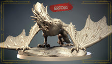 Load image into Gallery viewer, Wyvern Miniature Set 1 | Dragon Menagerie | Ancient Wyvern | Adult Wyvern | Young Wyvern | Dungeons and Dragons | Large | Huge | Gargantuan
