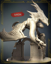 Load image into Gallery viewer, Wyvern Miniature Set 2 | Dragon Menagerie | Ancient Wyvern | Adult Wyvern | Young Wyvern | Dungeons and Dragons | Large | Huge | Gargantuan