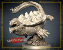 Load image into Gallery viewer, Dragon Turtle Miniature | Dragon Menagerie | Ancient Dragon | Adult Dragon | Young Dragon | Dungeons and Dragons | Large | Huge | Gargantuan