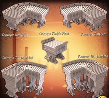 Load image into Gallery viewer, Sci-Fi Factory Terrain Set 3 | Science Fiction Terrain | Cyberpunk Factory Terrain | Futuristic Factory | Machinery Terrain | RPG | 32mm